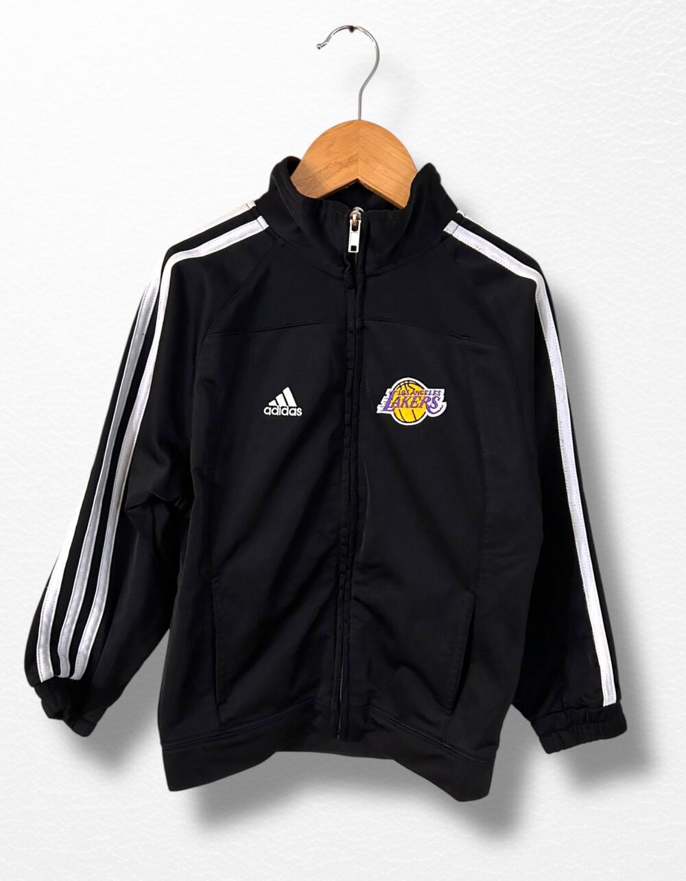 Adidas LA Lakers Youth 3-Stripe Track Jacket, Size 5/6